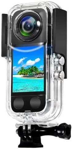 في جيشن حافظة غوص مقاومة للماء لجهاز انستا 360 ون اكس 3 مضادة للضباب in Kuwait