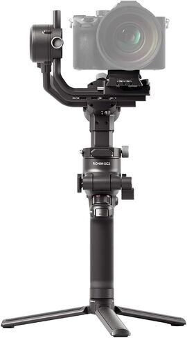 مثبت جيمبال DJI RSC 2-3 محاور لكاميرا DSLR وكاميرا بدون مرآة، نيكون سوني باناسونيك كانون فوجي فيلم، رونين SC، حمولة 3 كجم، تصوير عمودي، شاشة لمس - أسود (متجدد) in Kuwait