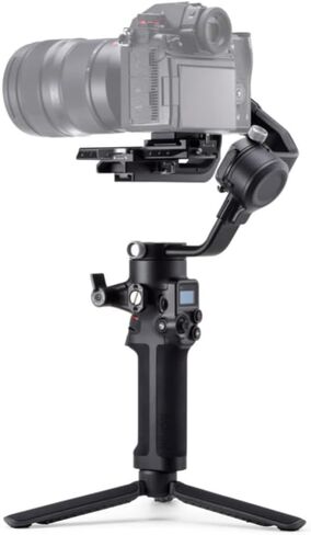 مثبت جيمبال DJI RSC 2-3 محاور لكاميرا DSLR وكاميرا بدون مرآة، نيكون سوني باناسونيك كانون فوجي فيلم، رونين SC، حمولة 3 كجم، تصوير عمودي، شاشة لمس - أسود (متجدد) in Kuwait