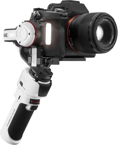 Zhi yun Crane M3 Handheld 3-Axis Stabilizer with Carrying case, VCUTECH Cleaning Cloth, SD Card Reader, Lightweight Gimbal Compatible w/Mirrorless Camera Smartphone Action Cams,Tripod in Saudi Arabia