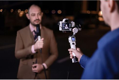 Zhi yun Crane M3 Handheld 3-Axis Stabilizer with Carrying case, VCUTECH Cleaning Cloth, SD Card Reader, Lightweight Gimbal Compatible w/Mirrorless Camera Smartphone Action Cams,Tripod in Saudi Arabia
