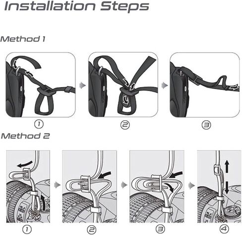 حزام كتف ورقبة للكاميرا من Sugelary، حزام كاميرا من القماش الساتان العتيق لجميع كاميرات DSLR ونيكون كانون وسوني بنتاكس (رمادي) in Kuwait