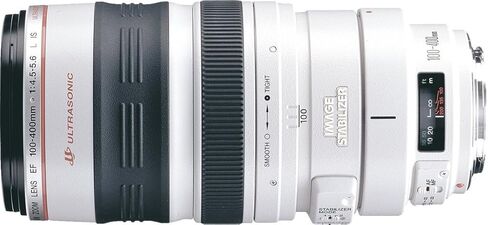 Canon telephoto Zoom Lens EF 100-400 mm F4.5-5.6L USM Full Size Support (Renewed) in Saudi Arabia