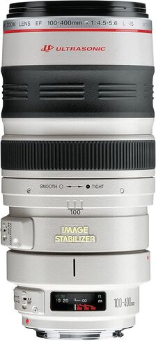 Canon telephoto Zoom Lens EF 100-400 mm F4.5-5.6L USM Full Size Support (Renewed) in Saudi Arabia
