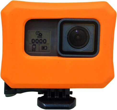 حافظة قابلة للطفو لـ جو برو هيرو 7 مع برغي مرن فائق البناء لجهاز جو برو هيرو 6/5 و 2018 غوص سباحة للرياضة المائية - برتقالي in Kuwait