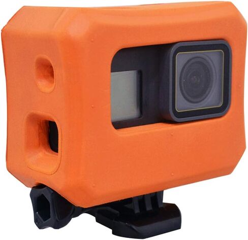 حافظة قابلة للطفو لـ جو برو هيرو 7 مع برغي مرن فائق البناء لجهاز جو برو هيرو 6/5 و 2018 غوص سباحة للرياضة المائية - برتقالي in Kuwait