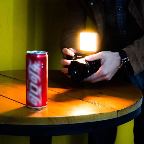 VL49 RGB Video Light مع 3 أحذية باردة، كاميرا LED صغيرة قابلة لإعادة الشحن 360 درجة لون إضاءة تصوير محمولة تدعم الجذب المغناطيسي، 2500-9000K مصباح لوحة عاكس للضوء يدعم الجذب المغناطيسي in Kuwait