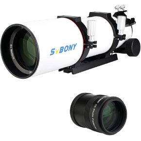 تلسكوب SVBONY SV550، منكسر ثلاثي F6 APO مقاس 80 مم OTA، حزمة مع أداة تسطيح المجال SV209، أداة تسطيح 1.0X لتصحيح المجال، للتصوير الفلكي للسماء العميقة in Kuwait