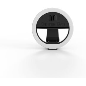 حلقة إضاءة للكمبيوتر - حلقة إضاءة بمشبك للكاميرا المركزية لمؤتمرات الفيديو، وإضاءة البث، وإضاءة البودكاست، قم بترقية الكاميرا الخاصة بك باستخدام حلقة إضاءة LED للمنزل أو المكتب أو السفر in Kuwait