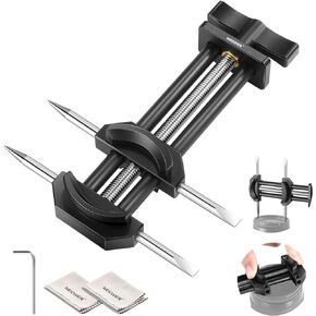 NEEWER Camera Lens Vise Tool Kit with Flat & Pointed Tips, All Metal Lens Repair Thread Restoration Spanner Set with 10-90mm Precise Adjustable Jaw Opening for Ø22-105mm Lens Filters Telescopes, HW-27 in Saudi Arabia