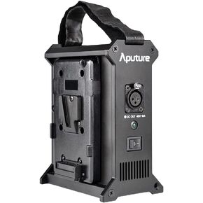 2-Bay Battery Power Station (V-Mount) Built-in Lighting Clamp Quick Release Plate for Nova P300c, for Amaran 100/200 in Saudi Arabia