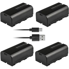 Kastar NP-F570T USB-C Battery 1-Pack Replacement for COB 60d 60x 100d 100x 200d 200x, LituFoto F50 F50r, VIJIM K22, SmallRig P200 LED Video Light in Kuwait