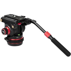 رأس سائل ثلاثي القوائم للفيديو من Avella Pro مع مقلاة قابلة للتعديل وتخميد إمالة، متوافق مع DJI RS Gimbals Manfrotto، لكاميرا Canon Nikon Sony Olympus Panasonic DSLR، أقصى تحميل 22 رطل/10 كجم، V515 in Kuwait