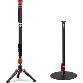 IFOOTAGE 71 بوصة Monopod للكاميرات وقاعدة مستديرة Monopod، Monopod تلسكوبي خفيف الوزن، Monopod كاميرا الألومنيوم المهنية، متوافق مع كاميرات Sony Nikon DSLR، Cobra 3 A180T/Cobra 2 in Kuwait