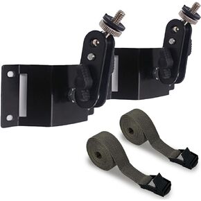 دعامة تثبيت معدنية من Upperosey TreeDude لكاميرا المسار ولوحة شمسية لكاميرا الألعاب، حامل متين مربوط على شكل شجرة، طقم تثبيت مع حزام بني طبيعي (عبوتان) in Kuwait