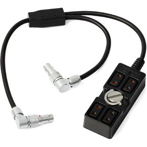 ZITAY 2Pin ذكر إلى 2Pin RS2 & 4 D-tap أنثى الفاصل المحور قابل للتعديل لـ DJI RS2 مثبت Tilta Float نظام كابل الطاقة الاحترافي in Kuwait