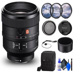 Sony FE 100mm f/2.8 STF GM OSS Lens (SEL100F28GM) + Filter Kit + Cap Keeper + Cleaning Kit (Renewed) in Saudi Arabia