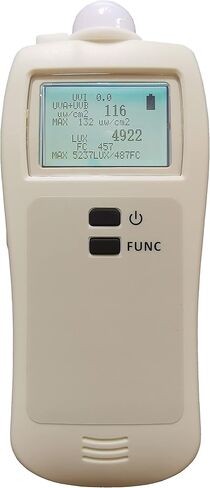 مقياس الإضاءة المدمج المحمول والأشعة فوق البنفسجية UVA وUVB، 0-600,000 لوكس Luxmeter، وحدات Lux وFC، مقياس مؤشر الأشعة فوق البنفسجية 0-130، 240-370 نانومتر UV-AB جهاز اختبار الضوء 0-50 ميجاوات/سم2، تثبيت البيانات، الحد الأقصى in Kuwait