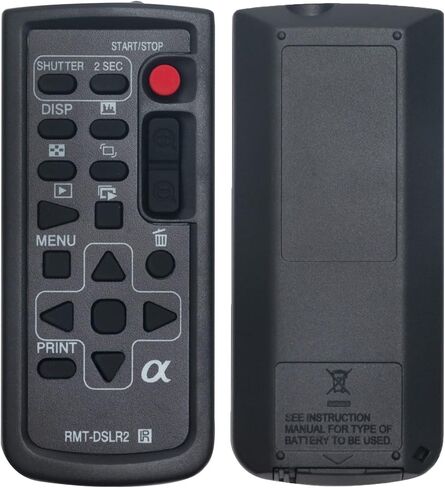 RMT-DSLR2 Replace Wireless Remote Commander Compatible with Sony NEX Alpha SLT Digital Camera A6400 A9 A7RIII A7III A7RII A7SII A7II A7RM3 A7M3 A7RM2 A7SM2 A7M2 A7R A7S A7 A6500 A6300 A6000 NEX-7 6 5 in Saudi Arabia