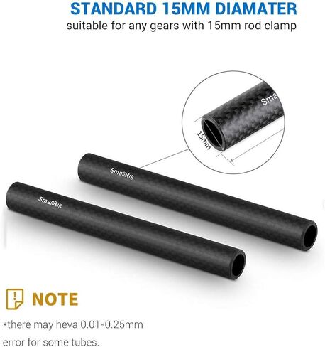 سمول رينج قضبان من الياف الكربون 15 ملم (6 انش) لنظام دعم السكك الحديدية 15 ملم - 1872 in Kuwait