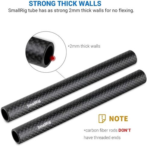 سمول رينج قضبان من الياف الكربون 15 ملم (6 انش) لنظام دعم السكك الحديدية 15 ملم - 1872 in Kuwait