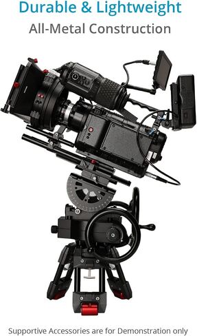 PROAIM Orion Mini Camera Geared Head for Precise 360° Panning & 45° Tilting Movement on Each Side. Handy Operations w Stable & Controlled Shots. Tool-Less Design, Payload: 15kg/33lb (P-ORGH-MN) in Saudi Arabia