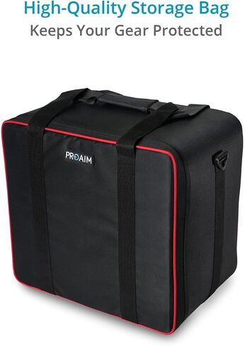 PROAIM Orion Mini Camera Geared Head for Precise 360° Panning & 45° Tilting Movement on Each Side. Handy Operations w Stable & Controlled Shots. Tool-Less Design, Payload: 15kg/33lb (P-ORGH-MN) in Saudi Arabia