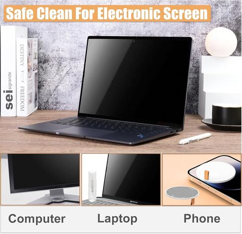 مجموعة التنظيف الإلكترونية 20 في 1، مجموعة تنظيف الكمبيوتر المحمول لشاشة الكمبيوتر للهاتف، مجموعة تنظيف لوحة المفاتيح للكاميرا Airpod MacBook iPad، مجموعة تنظيف الهاتف مع رذاذ وقماش من الألياف الدقيقة in Kuwait