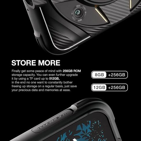 هاتف ذكي متين AGM G2 Guardian 5G مزود بكاميرا حرارية بدقة 256 × 192، هاتف متين مزود برؤية ليلية بالأشعة تحت الحمراء بدقة 20 ميجابكسل، وكاميرا رئيسية بدقة 108 ميجابكسل، Qualcomm QCM6490، 6.58 بوصة FHD+ 120 هرتز، 7000 مللي أمبير، 8 + 256 جيجابايت، NFC in Kuwait