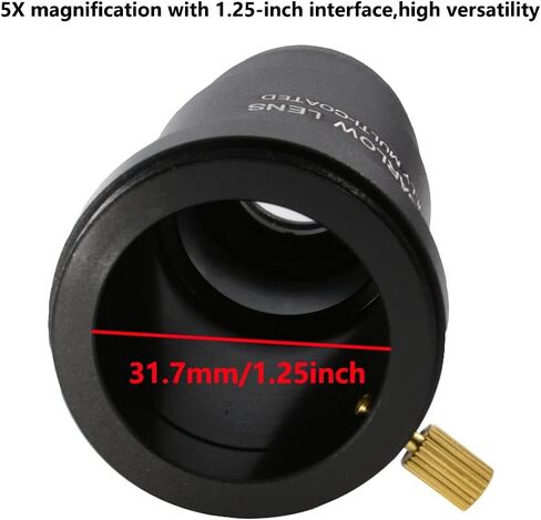 عدسة بارلو 5X، عدسة تلسكوب بارلو معدنية ايسنيو مع واجهة خيط M42x0.75 للعدسة العينية القياسية 1.25 انش لعلم الفلك in Kuwait
