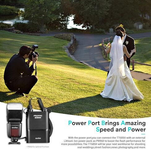 Godox TT685II-S TTL كاميرا فلاش سبيدلايت 2.4G لاسلكية HSS 1/8000s GN60 لسوني DSLR A7III A77II A7RII A7R A58 A99 ILCE6000L in Saudi Arabia