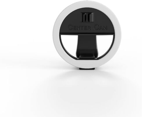 حلقة إضاءة للكمبيوتر - حلقة إضاءة بمشبك للكاميرا المركزية لمؤتمرات الفيديو، وإضاءة البث، وإضاءة البودكاست، قم بترقية الكاميرا الخاصة بك باستخدام حلقة إضاءة LED للمنزل أو المكتب أو السفر in Kuwait