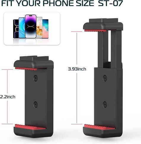 حامل هاتف مرآة بكأس شفط من ULANZI مع ضوء VL49 RGB، حامل كاميرا للهاتف على الحائط أثناء السفر لأساسيات صانع محتوى المكياج، حامل ثلاثي المرآة للمطبخ الحمام متوافق مع جميع الأسطح الملساء in Kuwait