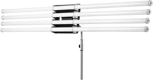 GODOX TP-B4 4 دعامة إضاءة لأضواء أنبوب بكسل LED من سلسلة TP، أسود/فضي in Saudi Arabia