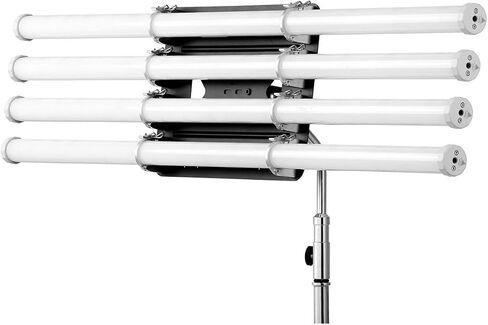 GODOX TP-B4 4 دعامة إضاءة لأضواء أنبوب بكسل LED من سلسلة TP، أسود/فضي in Saudi Arabia