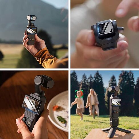 واقي شاشة من الزجاج المقسى لدي جيه اي اوسمو بوكيت 3 من كيه اس كيه اس بي، واقي شاشة مقاوم للخدش بدرجة صلابة 9 لدي جيه اي اوسمو بوكيت 3، سهل التركيب ومضاد لبصمات الاصابع (3+3 قطع) in Kuwait