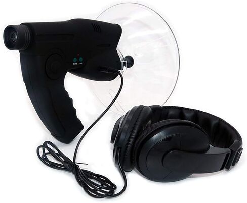 NUZAMAS Parabolic Dish Directional Microphone, Monocular X8 Times Long Distance Hearing, Birds Listening Telescope, Bush Walking, Hunting, Fishing, Camping Tools in Saudi Arabia