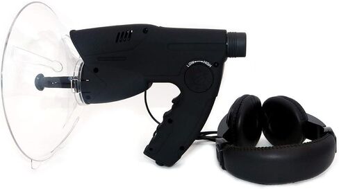 NUZAMAS Parabolic Dish Directional Microphone, Monocular X8 Times Long Distance Hearing, Birds Listening Telescope, Bush Walking, Hunting, Fishing, Camping Tools in Saudi Arabia