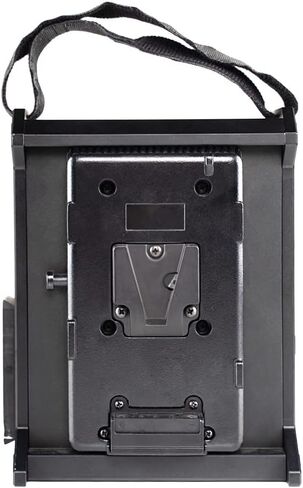 2-Bay Battery Power Station (V-Mount) Built-in Lighting Clamp Quick Release Plate for Nova P300c, for Amaran 100/200 in Saudi Arabia