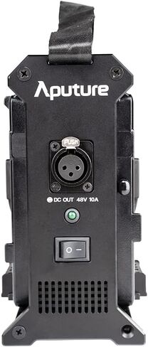 2-Bay Battery Power Station (V-Mount) Built-in Lighting Clamp Quick Release Plate for Nova P300c, for Amaran 100/200 in Saudi Arabia