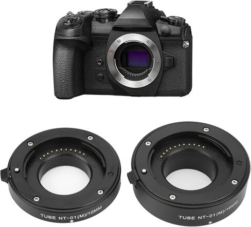 ماكرو تمديد أنبوب محول حلقة 10 مللي متر + 16 مللي متر ل M43 جبل ل أوليمبوس كاميرا دعم السيارات التركيز عدسة ماكرو تمديد أنبوب محول التصوير الملحقات in Kuwait