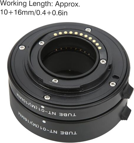 ماكرو تمديد أنبوب محول حلقة 10 مللي متر + 16 مللي متر ل M43 جبل ل أوليمبوس كاميرا دعم السيارات التركيز عدسة ماكرو تمديد أنبوب محول التصوير الملحقات in Kuwait