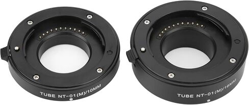 ماكرو تمديد أنبوب محول حلقة 10 مللي متر + 16 مللي متر ل M43 جبل ل أوليمبوس كاميرا دعم السيارات التركيز عدسة ماكرو تمديد أنبوب محول التصوير الملحقات in Kuwait