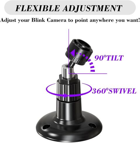 حامل اسود من 3 قطع لجهاز بلينك الجديد كليا في الهواء الطلق قابل للتعديل بزاوية 4.360 درجة مع وحدة مزامنة وميض 2 منفذ تثبيت in Kuwait