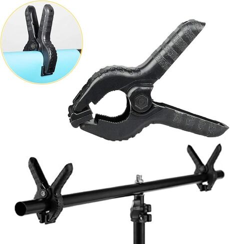 Xibeys الثقيلة الربيع المشابك كليب 6 حزمة 4.5 بوصة قابل للتعديل المشابك الشاش لخلفية استوديو الصور الخلفية in Kuwait