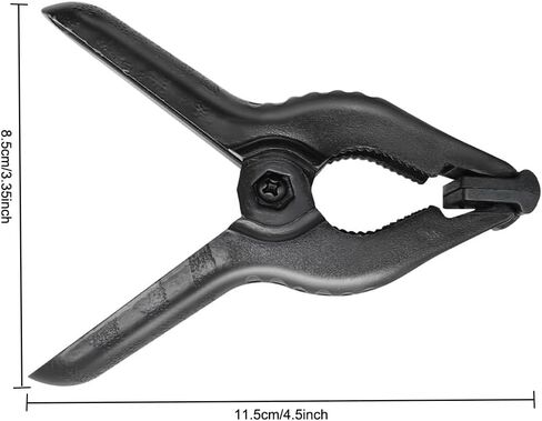 Xibeys الثقيلة الربيع المشابك كليب 6 حزمة 4.5 بوصة قابل للتعديل المشابك الشاش لخلفية استوديو الصور الخلفية in Kuwait