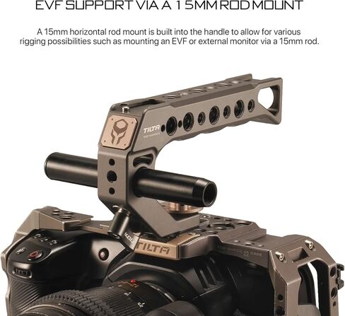 Tiltaing Quick Release Top Handle - (for BMPCC 4K/6K and Most DSLR/mirrorless Cameras) (Tilta Gray) in Saudi Arabia