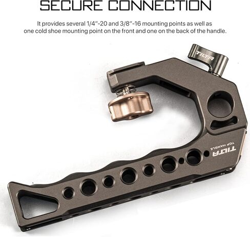 Tiltaing Quick Release Top Handle - (for BMPCC 4K/6K and Most DSLR/mirrorless Cameras) (Tilta Gray) in Saudi Arabia