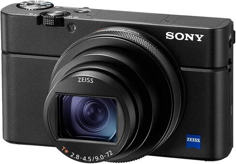 Sony Cyber-Shot RX100 VII RX100M7 Premium Compact Camera DSC-RX100M7 Enhanced Bundle with Triple 3X Battery Pack + 64GB Memory Card + Deco Gear Travel Case Accessory Kit & Photo Video Software in Saudi Arabia