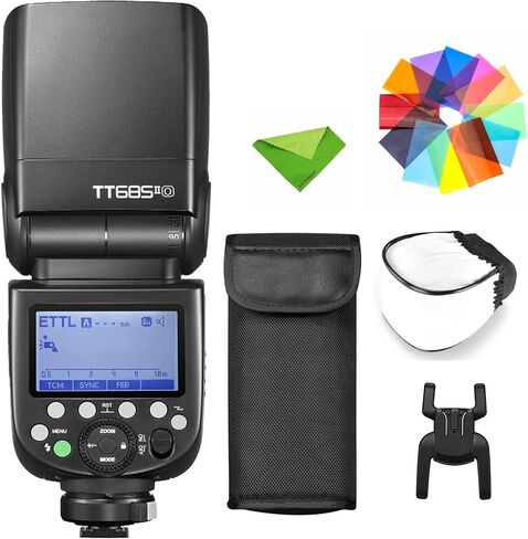 فلاش Godox TT685II-O لكاميرا أوليمبوس باناسونيك TTL Speedlight فلاش 2.4G GN60 HSS 1/8000S، 330 نقطة طاقة كاملة، TCM سرعة التحويل الفوري لكاميرات أوليمبوس باناسونيك ((ترقية TT685-O) in Saudi Arabia